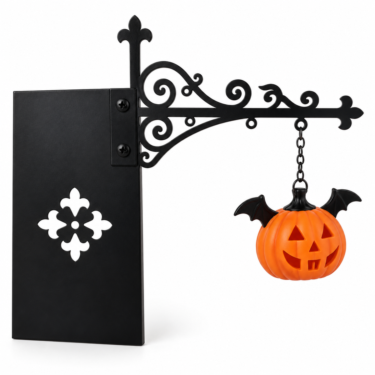 The Jack-o'-Lantern — Pumpkin Bookshelf Lantern