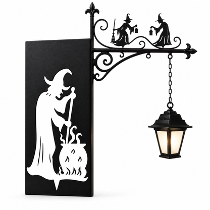The Witch & Cauldron — Witch Bookshelf Lantern